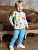 Джемпер "Ладошки" для мальчиков - Размер 92 - Цвет белый с рисунком - интернет-магазин Bits-n-Bobs.ru